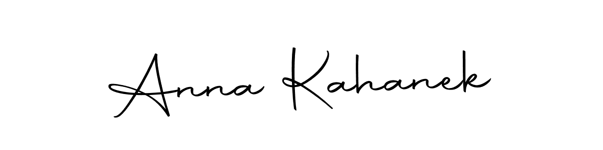 Make a beautiful signature design for name Anna Kahanek. With this signature (Autography-DOLnW) style, you can create a handwritten signature for free. Anna Kahanek signature style 10 images and pictures png