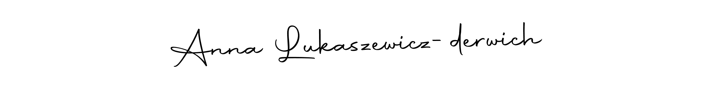 You can use this online signature creator to create a handwritten signature for the name Anna Lukaszewicz-derwich. This is the best online autograph maker. Anna Lukaszewicz-derwich signature style 10 images and pictures png