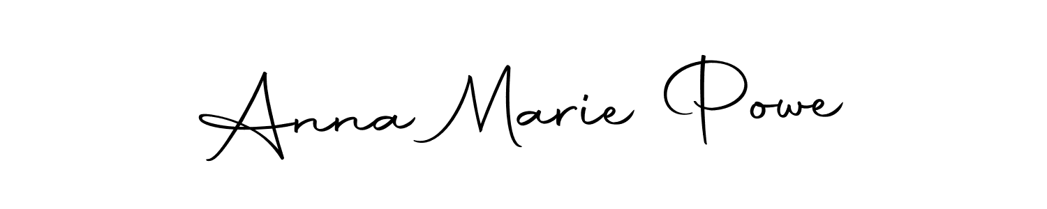 Anna Marie Powe stylish signature style. Best Handwritten Sign (Autography-DOLnW) for my name. Handwritten Signature Collection Ideas for my name Anna Marie Powe. Anna Marie Powe signature style 10 images and pictures png