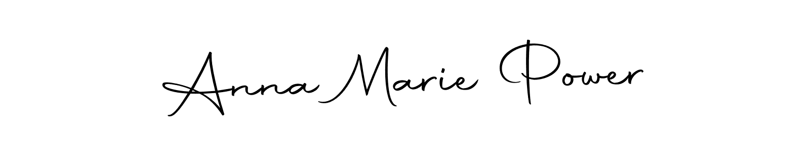 Use a signature maker to create a handwritten signature online. With this signature software, you can design (Autography-DOLnW) your own signature for name Anna Marie Power. Anna Marie Power signature style 10 images and pictures png