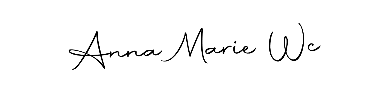 The best way (Autography-DOLnW) to make a short signature is to pick only two or three words in your name. The name Anna Marie Wc include a total of six letters. For converting this name. Anna Marie Wc signature style 10 images and pictures png