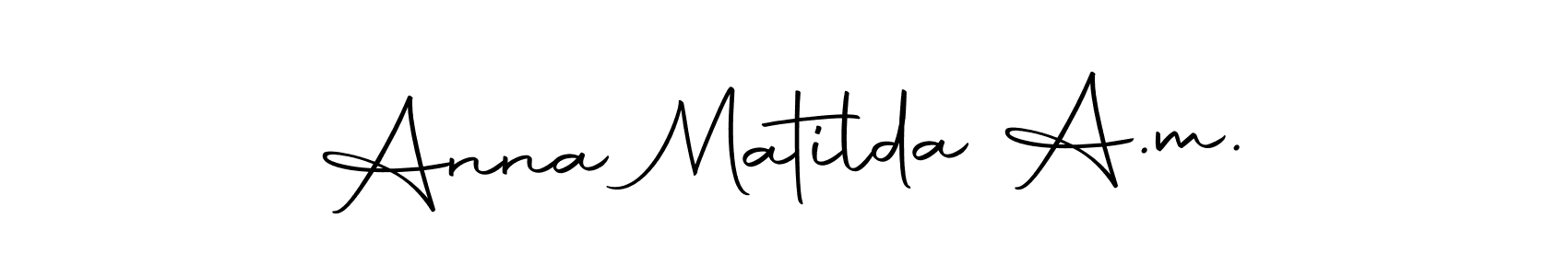 Best and Professional Signature Style for Anna Matilda A.m.. Autography-DOLnW Best Signature Style Collection. Anna Matilda A.m. signature style 10 images and pictures png