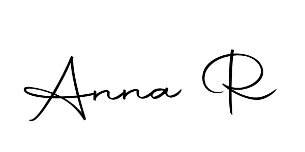 Create a beautiful signature design for name Anna R. With this signature (Autography-DOLnW) fonts, you can make a handwritten signature for free. Anna R signature style 10 images and pictures png