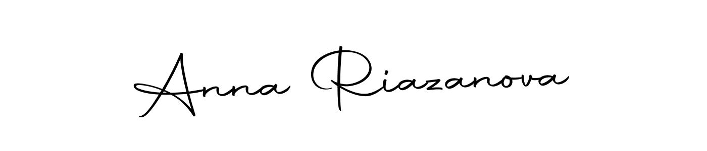 You can use this online signature creator to create a handwritten signature for the name Anna Riazanova. This is the best online autograph maker. Anna Riazanova signature style 10 images and pictures png