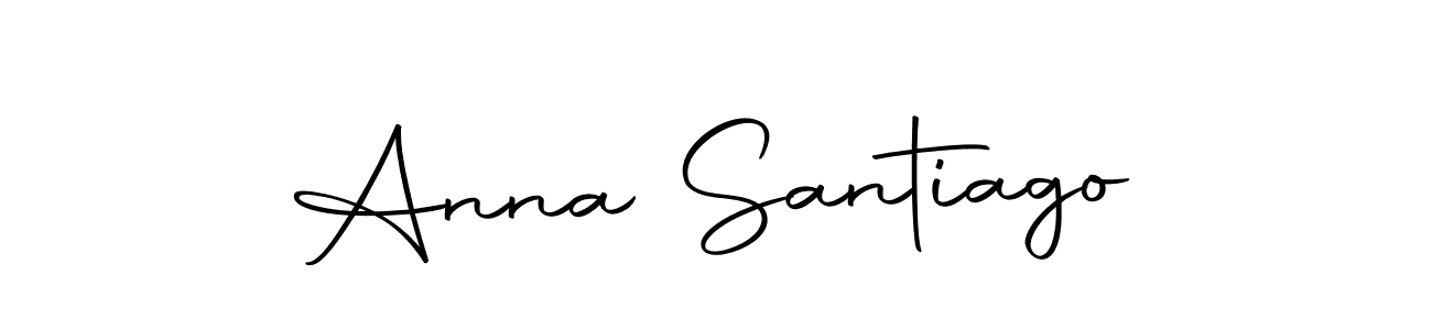 Anna Santiago stylish signature style. Best Handwritten Sign (Autography-DOLnW) for my name. Handwritten Signature Collection Ideas for my name Anna Santiago. Anna Santiago signature style 10 images and pictures png