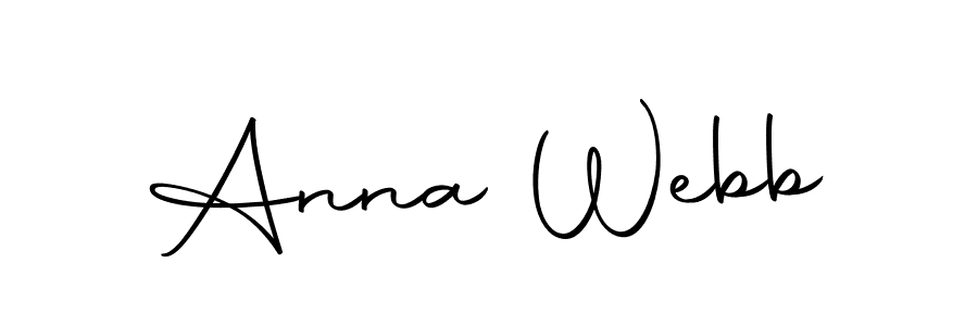 Create a beautiful signature design for name Anna Webb. With this signature (Autography-DOLnW) fonts, you can make a handwritten signature for free. Anna Webb signature style 10 images and pictures png