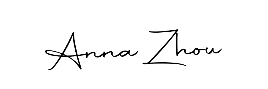 How to make Anna Zhou name signature. Use Autography-DOLnW style for creating short signs online. This is the latest handwritten sign. Anna Zhou signature style 10 images and pictures png