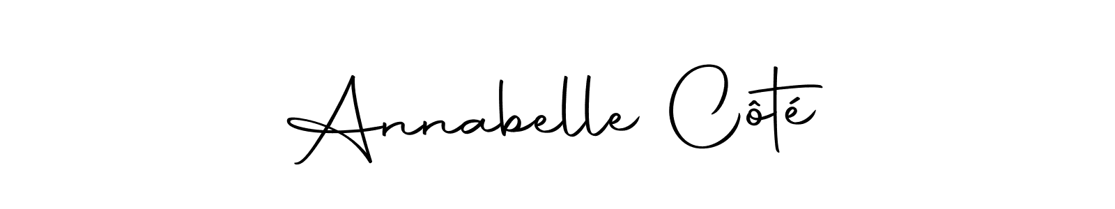 Make a short Annabelle Côté signature style. Manage your documents anywhere anytime using Autography-DOLnW. Create and add eSignatures, submit forms, share and send files easily. Annabelle Côté signature style 10 images and pictures png