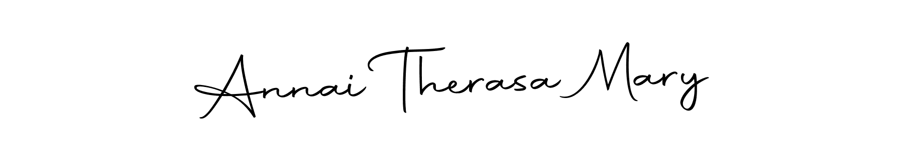 Make a beautiful signature design for name Annai Therasa Mary. With this signature (Autography-DOLnW) style, you can create a handwritten signature for free. Annai Therasa Mary signature style 10 images and pictures png