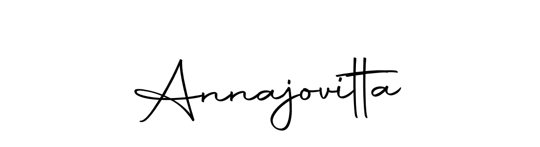 Make a beautiful signature design for name Annajovitta. With this signature (Autography-DOLnW) style, you can create a handwritten signature for free. Annajovitta signature style 10 images and pictures png
