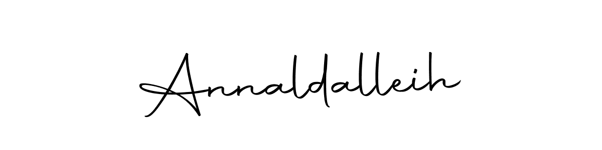 Use a signature maker to create a handwritten signature online. With this signature software, you can design (Autography-DOLnW) your own signature for name Annaldalleih. Annaldalleih signature style 10 images and pictures png