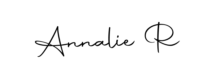 Similarly Autography-DOLnW is the best handwritten signature design. Signature creator online .You can use it as an online autograph creator for name Annalie R. Annalie R signature style 10 images and pictures png