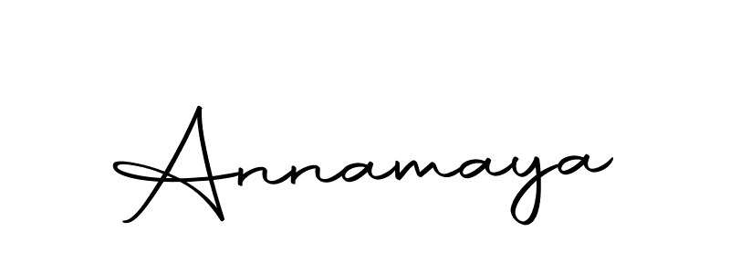 How to make Annamaya name signature. Use Autography-DOLnW style for creating short signs online. This is the latest handwritten sign. Annamaya signature style 10 images and pictures png