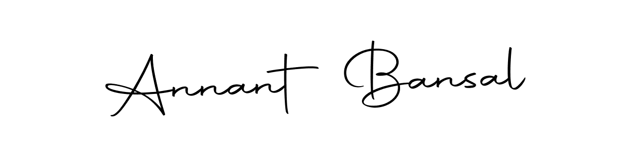 You should practise on your own different ways (Autography-DOLnW) to write your name (Annant Bansal) in signature. don't let someone else do it for you. Annant Bansal signature style 10 images and pictures png