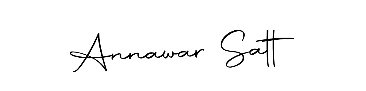 Use a signature maker to create a handwritten signature online. With this signature software, you can design (Autography-DOLnW) your own signature for name Annawar Satt. Annawar Satt signature style 10 images and pictures png