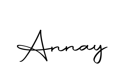 Use a signature maker to create a handwritten signature online. With this signature software, you can design (Autography-DOLnW) your own signature for name Annay. Annay signature style 10 images and pictures png