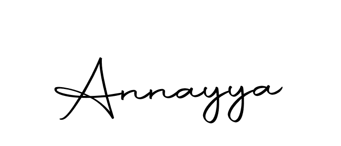 Create a beautiful signature design for name Annayya. With this signature (Autography-DOLnW) fonts, you can make a handwritten signature for free. Annayya signature style 10 images and pictures png