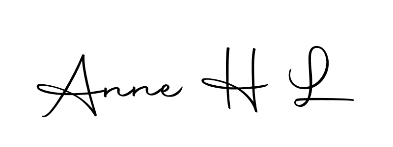 You should practise on your own different ways (Autography-DOLnW) to write your name (Anne H L) in signature. don't let someone else do it for you. Anne H L signature style 10 images and pictures png