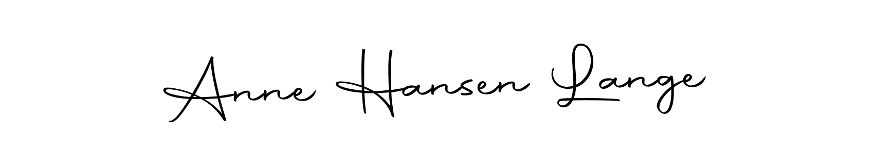 The best way (Autography-DOLnW) to make a short signature is to pick only two or three words in your name. The name Anne Hansen Lange include a total of six letters. For converting this name. Anne Hansen Lange signature style 10 images and pictures png