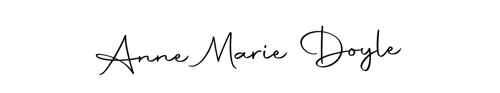 How to make Anne Marie Doyle name signature. Use Autography-DOLnW style for creating short signs online. This is the latest handwritten sign. Anne Marie Doyle signature style 10 images and pictures png