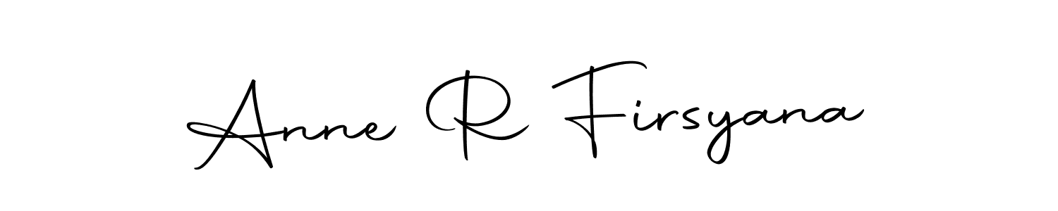 It looks lik you need a new signature style for name Anne R Firsyana. Design unique handwritten (Autography-DOLnW) signature with our free signature maker in just a few clicks. Anne R Firsyana signature style 10 images and pictures png