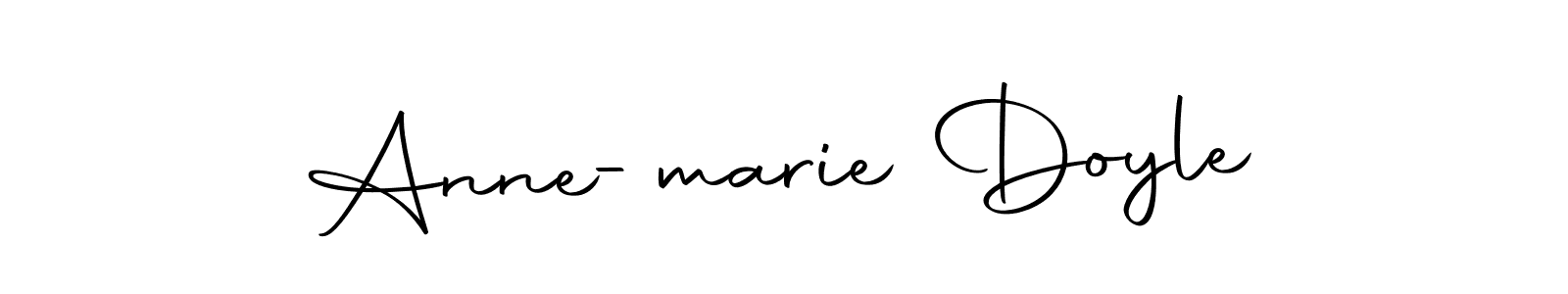 Create a beautiful signature design for name Anne-marie Doyle. With this signature (Autography-DOLnW) fonts, you can make a handwritten signature for free. Anne-marie Doyle signature style 10 images and pictures png