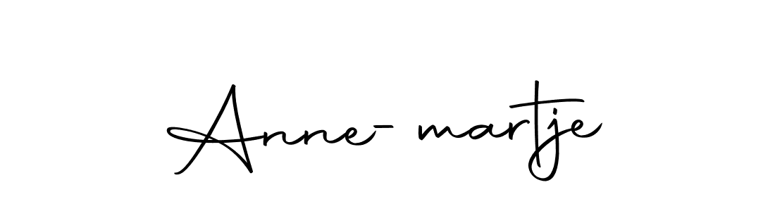 Make a beautiful signature design for name Anne-martje. With this signature (Autography-DOLnW) style, you can create a handwritten signature for free. Anne-martje signature style 10 images and pictures png