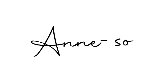 You can use this online signature creator to create a handwritten signature for the name Anne-so. This is the best online autograph maker. Anne-so signature style 10 images and pictures png