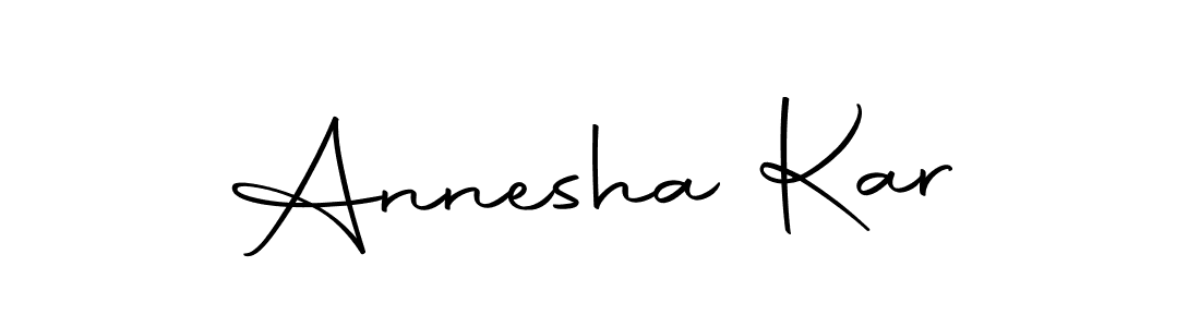 The best way (Autography-DOLnW) to make a short signature is to pick only two or three words in your name. The name Annesha Kar include a total of six letters. For converting this name. Annesha Kar signature style 10 images and pictures png