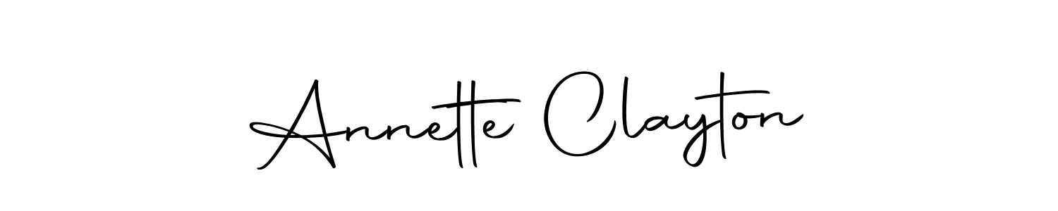 Also we have Annette Clayton name is the best signature style. Create professional handwritten signature collection using Autography-DOLnW autograph style. Annette Clayton signature style 10 images and pictures png