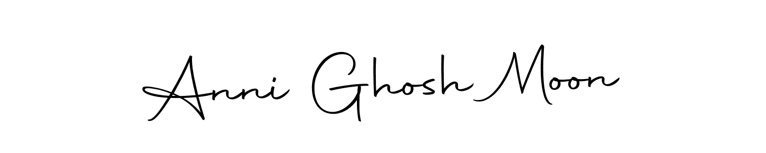 if you are searching for the best signature style for your name Anni Ghosh Moon. so please give up your signature search. here we have designed multiple signature styles  using Autography-DOLnW. Anni Ghosh Moon signature style 10 images and pictures png