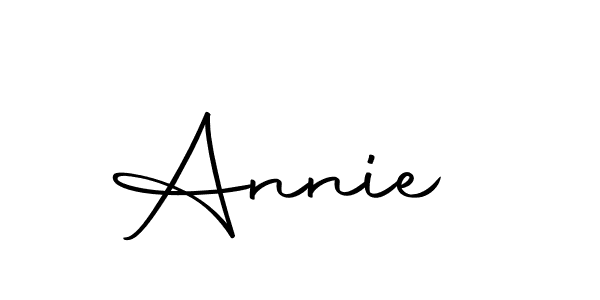 The best way (Autography-DOLnW) to make a short signature is to pick only two or three words in your name. The name Annie  include a total of six letters. For converting this name. Annie  signature style 10 images and pictures png