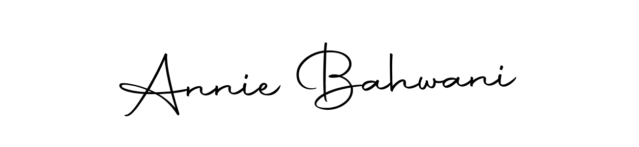 Make a beautiful signature design for name Annie Bahwani. Use this online signature maker to create a handwritten signature for free. Annie Bahwani signature style 10 images and pictures png