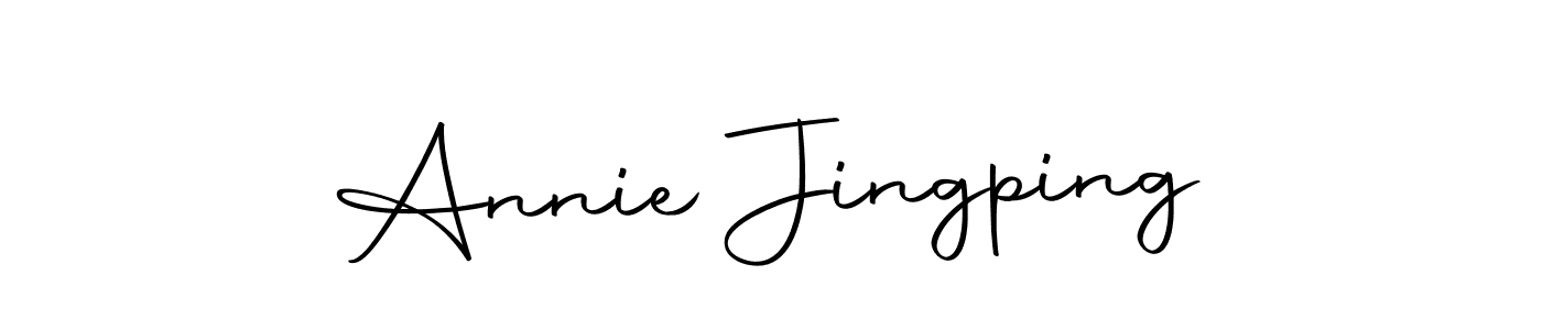 It looks lik you need a new signature style for name Annie Jingping. Design unique handwritten (Autography-DOLnW) signature with our free signature maker in just a few clicks. Annie Jingping signature style 10 images and pictures png