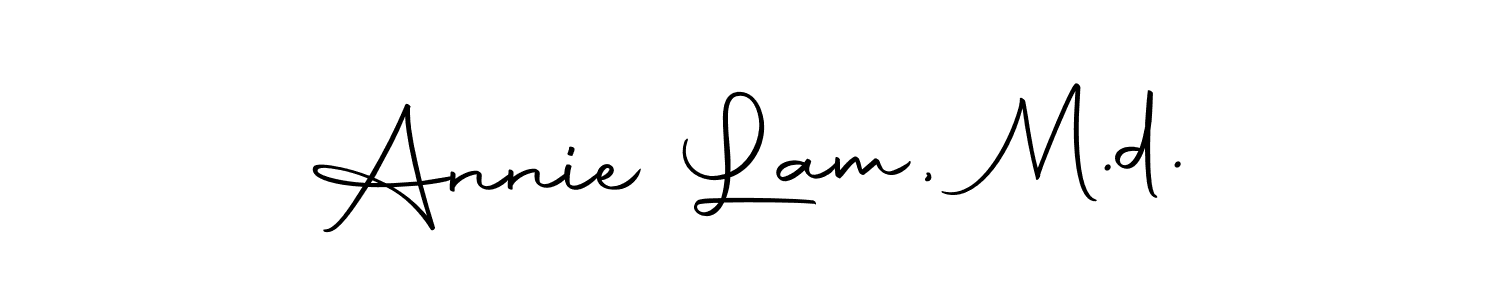 Also You can easily find your signature by using the search form. We will create Annie Lam, M.d. name handwritten signature images for you free of cost using Autography-DOLnW sign style. Annie Lam, M.d. signature style 10 images and pictures png