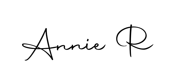 Annie R stylish signature style. Best Handwritten Sign (Autography-DOLnW) for my name. Handwritten Signature Collection Ideas for my name Annie R. Annie R signature style 10 images and pictures png