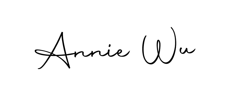 How to make Annie Wu signature? Autography-DOLnW is a professional autograph style. Create handwritten signature for Annie Wu name. Annie Wu signature style 10 images and pictures png