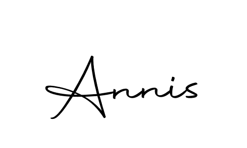 How to make Annis name signature. Use Autography-DOLnW style for creating short signs online. This is the latest handwritten sign. Annis signature style 10 images and pictures png