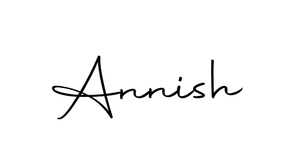 Also we have Annish name is the best signature style. Create professional handwritten signature collection using Autography-DOLnW autograph style. Annish signature style 10 images and pictures png