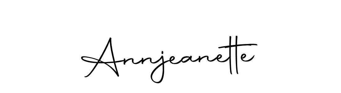 You should practise on your own different ways (Autography-DOLnW) to write your name (Annjeanette) in signature. don't let someone else do it for you. Annjeanette signature style 10 images and pictures png