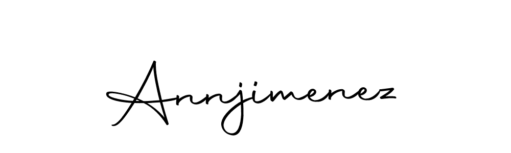 Make a beautiful signature design for name Annjimenez. Use this online signature maker to create a handwritten signature for free. Annjimenez signature style 10 images and pictures png