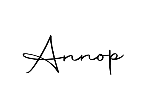 Create a beautiful signature design for name Annop. With this signature (Autography-DOLnW) fonts, you can make a handwritten signature for free. Annop signature style 10 images and pictures png