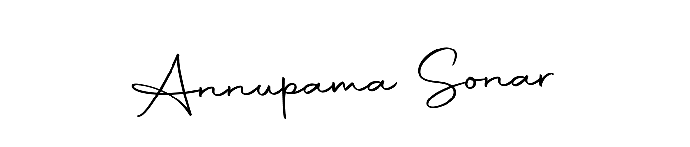 Design your own signature with our free online signature maker. With this signature software, you can create a handwritten (Autography-DOLnW) signature for name Annupama Sonar. Annupama Sonar signature style 10 images and pictures png