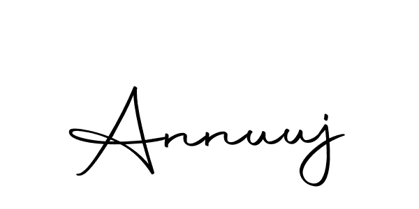 How to make Annuuj name signature. Use Autography-DOLnW style for creating short signs online. This is the latest handwritten sign. Annuuj signature style 10 images and pictures png