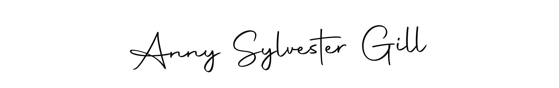 Also You can easily find your signature by using the search form. We will create Anny Sylvester Gill name handwritten signature images for you free of cost using Autography-DOLnW sign style. Anny Sylvester Gill signature style 10 images and pictures png
