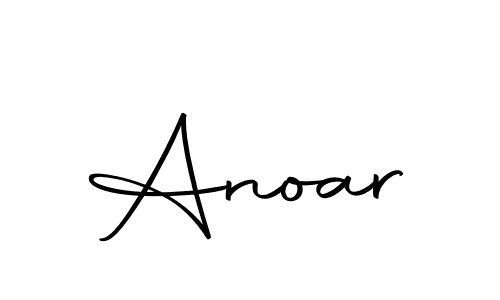 You should practise on your own different ways (Autography-DOLnW) to write your name (Anoar) in signature. don't let someone else do it for you. Anoar signature style 10 images and pictures png