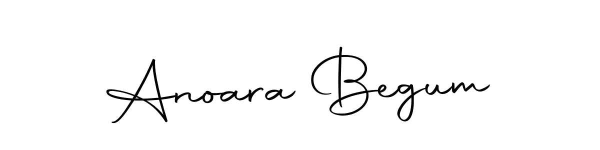 How to make Anoara Begum name signature. Use Autography-DOLnW style for creating short signs online. This is the latest handwritten sign. Anoara Begum signature style 10 images and pictures png