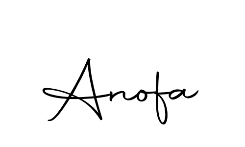 Design your own signature with our free online signature maker. With this signature software, you can create a handwritten (Autography-DOLnW) signature for name Anofa. Anofa signature style 10 images and pictures png