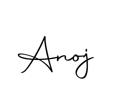 Make a beautiful signature design for name Anoj. With this signature (Autography-DOLnW) style, you can create a handwritten signature for free. Anoj signature style 10 images and pictures png