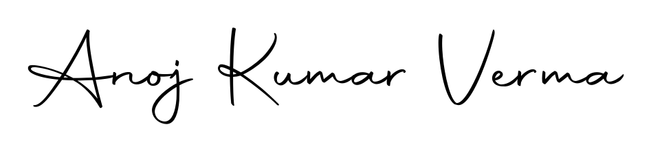 Try this chic Anoj Kumar Verma handwritten sign style. Using Autography-DOLnW font elements, it gives your name a sleek, memorable identity. Anoj Kumar Verma signature style 10 images and pictures png